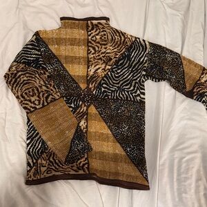 Alberto Makali Animal Print long Sleeve